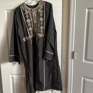 Kurta XL (new) Sapphire , embrioded , Pakistani/Indian clothing, designer cloths